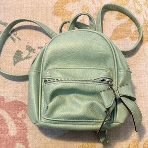 Mint Green Mini Backpack
